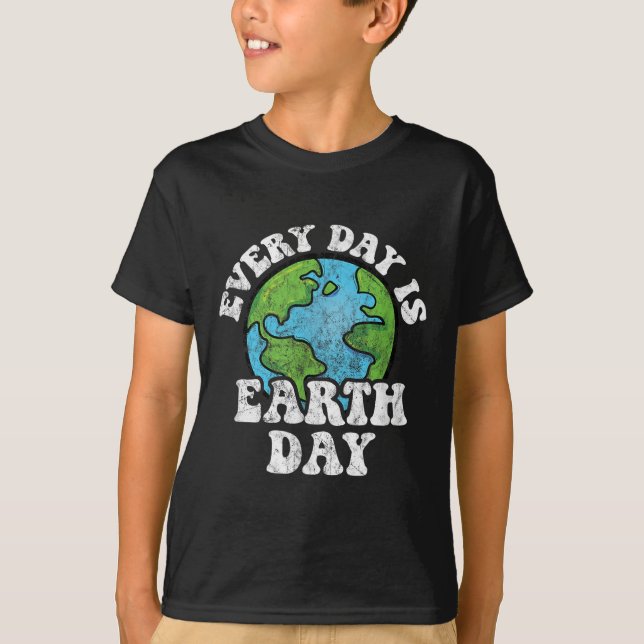 Varje dag är jorddagen t shirt (Framsida)