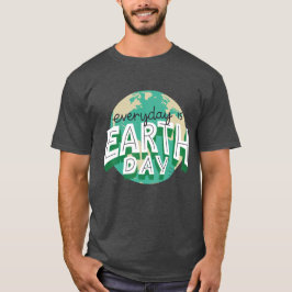 Varje dag är jorddags planetens natur t shirt