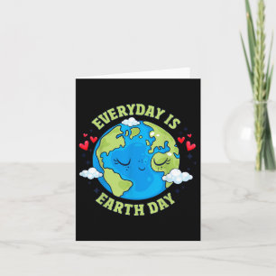 Varje dag är Jorden Day Firar Earth Day Environm Kort