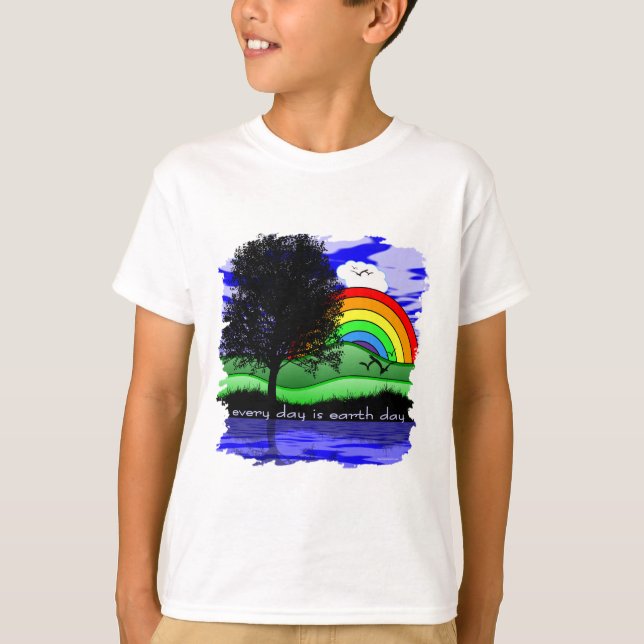 Varje Dag är Jordens Dag Tee Shirt (Framsida)