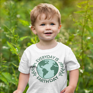 Varje Dag Är Jordens Dag - Vintage Grön Jordälskar T Shirt