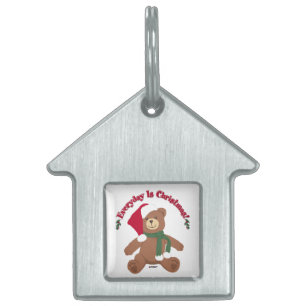 Varje Dag Är Jul! JulTeddybjörn ID-bricka Husdjur