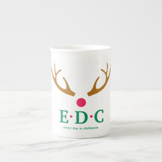 Varje Dag är Jul Kina Mugg Benporslin Mugg
