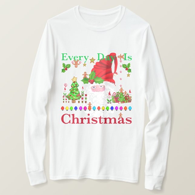 Varje dag är jul t shirt (Design framsida)