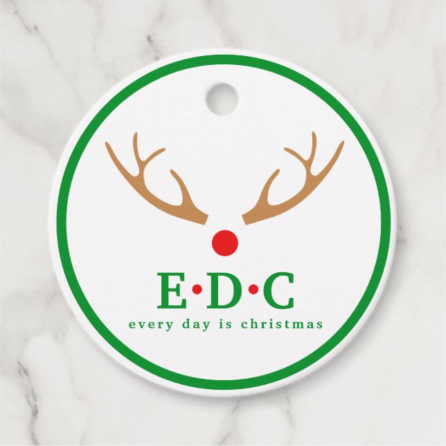Varje dag är Juletiketter Gåvor Etiketter (Framsida)