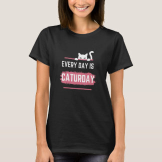 Varje Dag Är Kattrdag Söta Kattpunner T Shirt