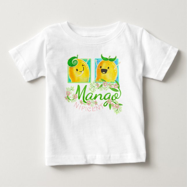 Varje dag är Mangonificent - Punny Garden T Shirt (Framsida)