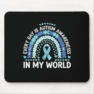 Varje dag är medvetenheten om autism i min värld musmatta