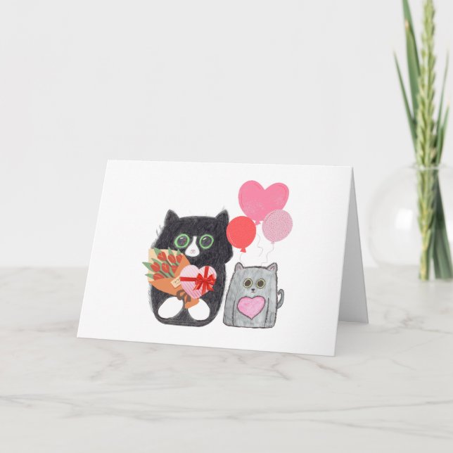Varje dag är Meowmys dag  Kort (Framsida)
