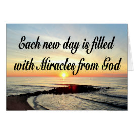 VARJE DAG ÄR MIRACLES FRÅN GOD OBS KORT