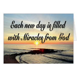 VARJE DAG ÄR MIRACLES FRÅN GOD OBS KORT