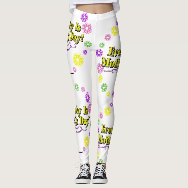 Varje dag är Mors dag Leggings (Framsida)