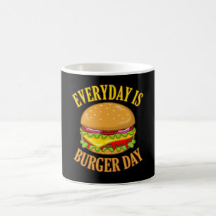 Varje dag är ostburger Hamburger Kaffemugg