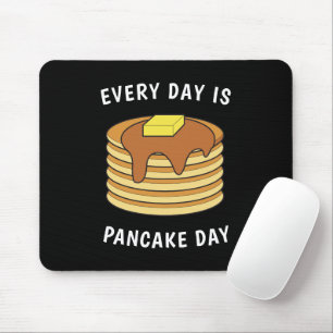 Varje dag är Pancake Day Maple Syrup och Butter Musmatta