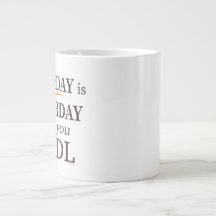 Varje dag är Satsurday - Bitcoin Jumbo Mugg 20oz