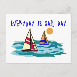 Varje dag är segeldagen vykort