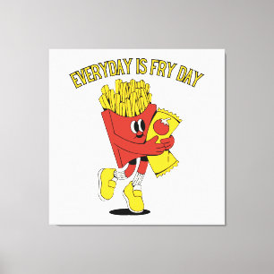 Varje Dag Är Stekdag Canvastryck