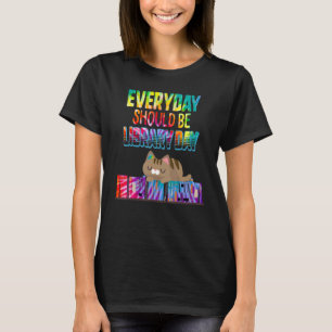 Varje dag Bibliotek Dag Söt Bård Katty Tie Dye Kit T Shirt