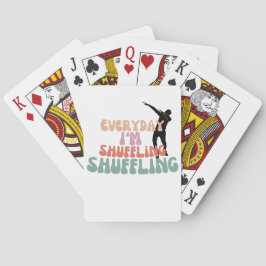 Varje dag blandar jag kort casinokort