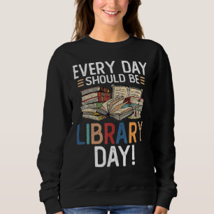Varje dag bör vara en biblioteksläsning i Bibliote T Shirt