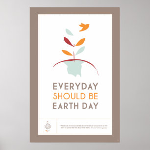 Varje dag bör vara jorddagen - BRUNT Poster