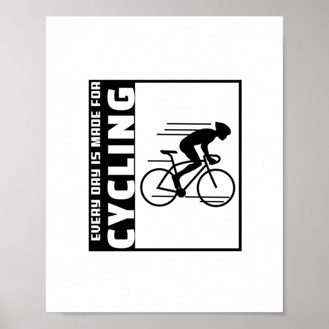 Varje dag görs det för cykling poster (Framsidan)