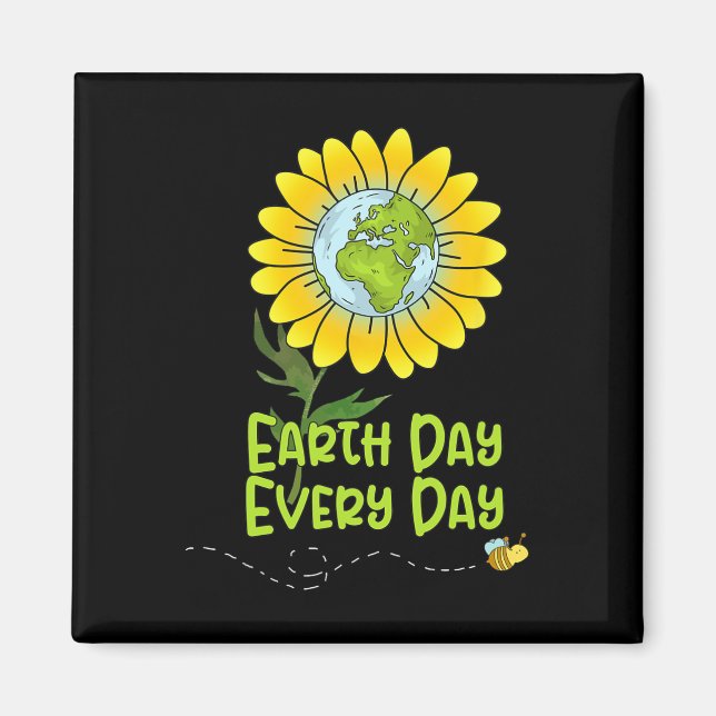 Varje dag i lycklig, varje dag, solrosolyckor, bar magnet (Framsidan)