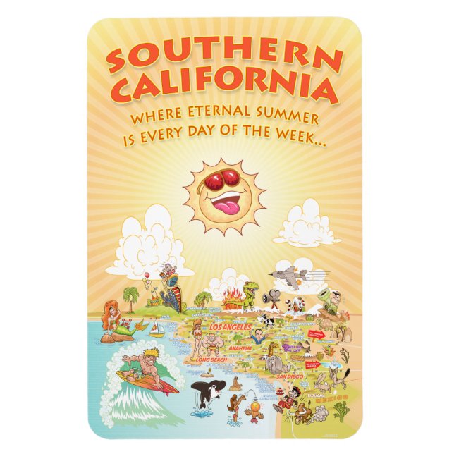 Varje dag i veckan magnet (Vertikal)