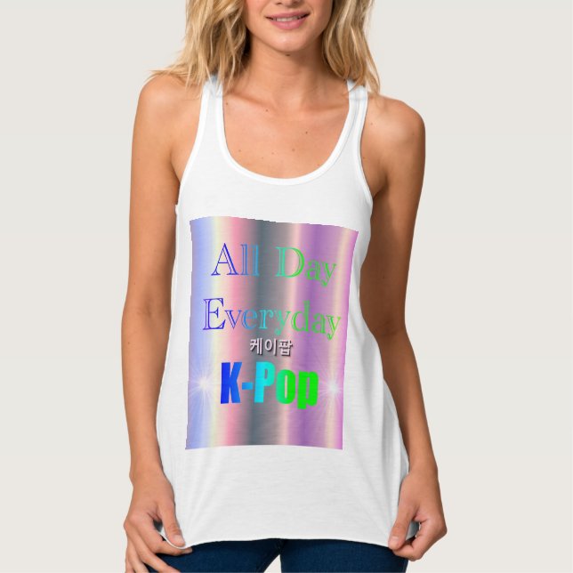 Varje dag, K-POP-Tanktopet Linne Med Racerback (Framsida)