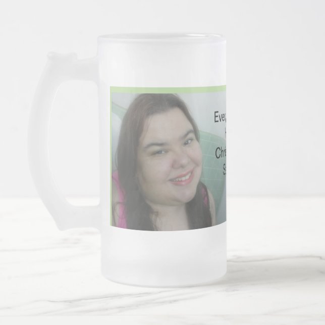 Varje dag med dig är en helgdag frostat ölglas (Vänster)