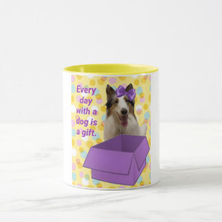 Varje dag med en hund är en gåva mugg
