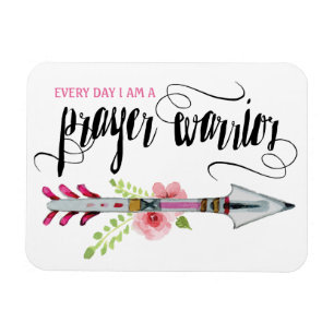 Varje dag mig förmiddag en bönkrigaremagnet magnet