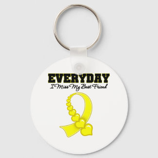 Varje dag missar jag min bästa vän nyckelring