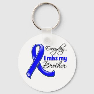 Varje dag missar jag min broder Colon Cancer Nyckelring
