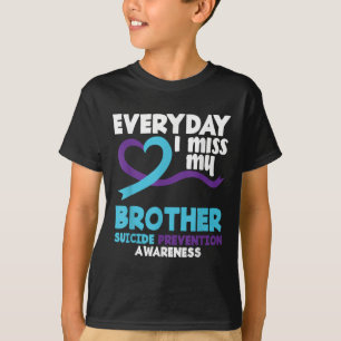 Varje dag missar jag mitt självmordsförebyggande k t shirt