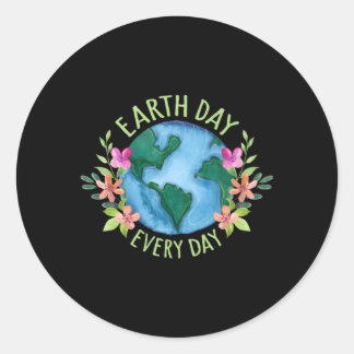 Varje dag Räddar planetet Mor Eh Environt varje da Runt Klistermärke