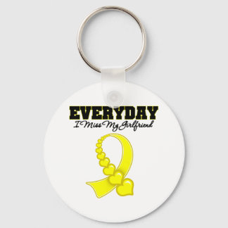 Varje dag saknar jag min flickvänliga militärvän nyckelring