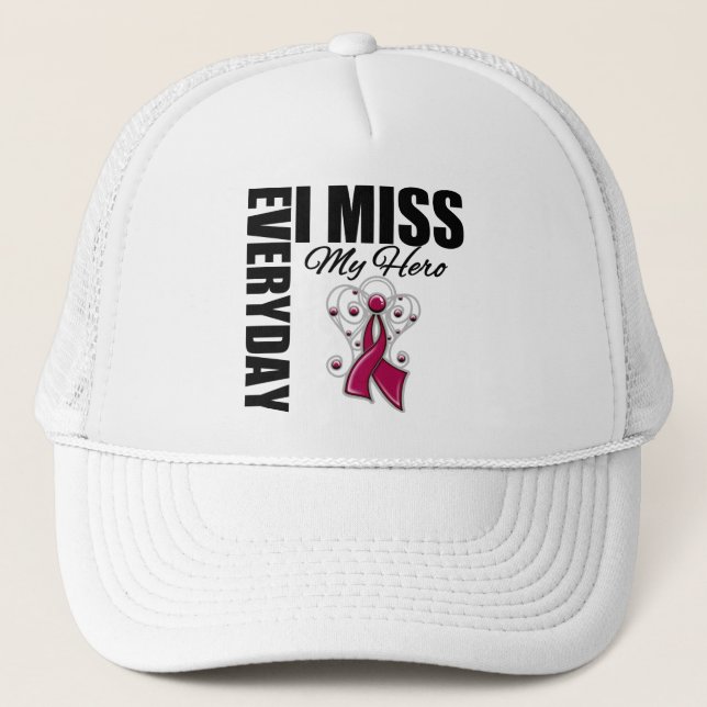 Varje dag saknar jag min Hero Många Myeloma Keps (Framsida)