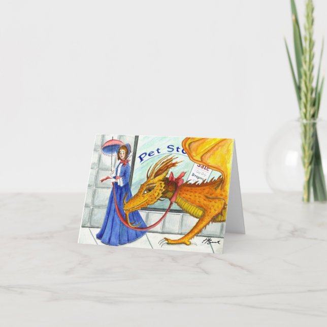 Varje Dam behöver en drake Kort (Framsida)