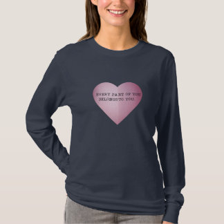 VARJE DEL AV DIG HÖR HEMMA TILL DIG T-SHIRT