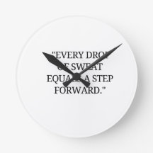 Varje droppe svett är ett steg framåt