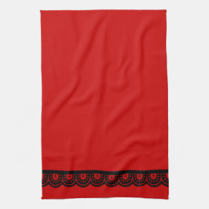 VARJE FÄRG! Black Skull Snöre Tea Towel Kökshandduk
