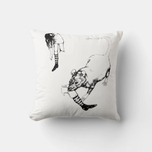 VARJE FÄRG! Råtta med Doll Leg Pillow Kudde