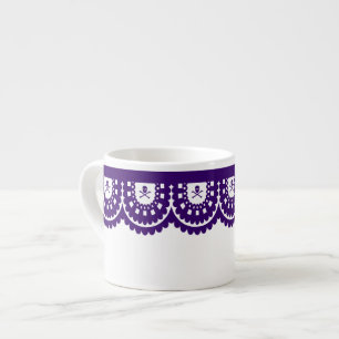 VARJE FÄRG! Skull Snöre Small Tea Kopp Espressomugg