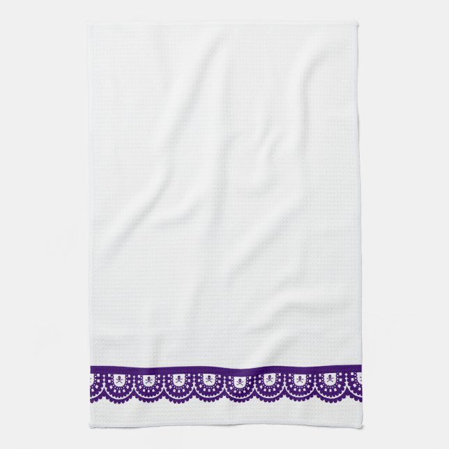 VARJE FÄRG! Skull Snöre Tea Towel Kökshandduk (Vertikal)