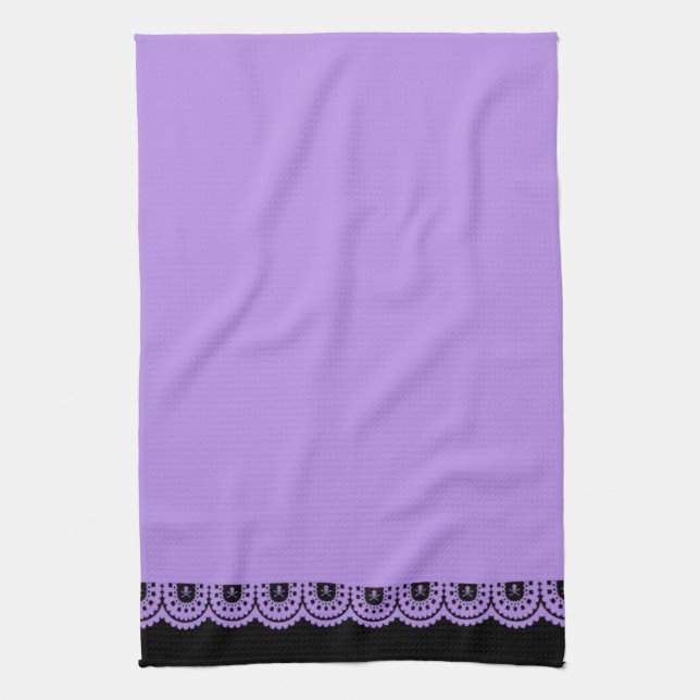 VARJE FÄRG! Skull Snöre Tea Towel Kökshandduk (Vertikal)