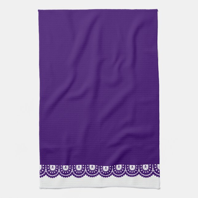 VARJE FÄRG! Skull Snöre Tea Towel Kökshandduk (Vertikal)