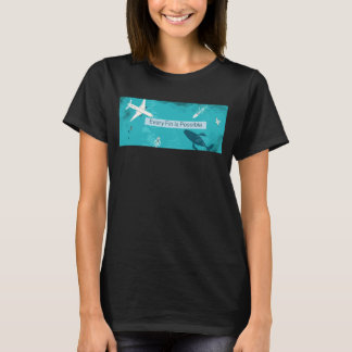 Varje fin är möjlig för Whale Älskare T Shirt