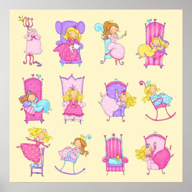 Varje flicka är en prinsessa poster (Framsidan)