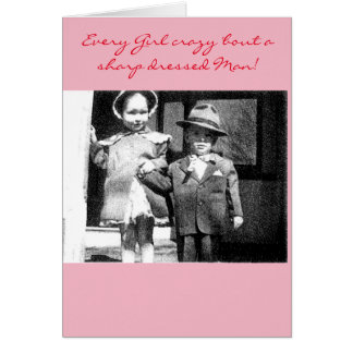 Varje flicka hälsningskort